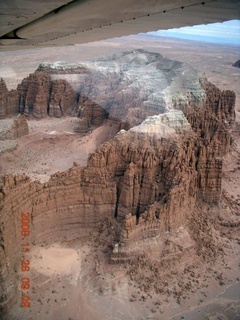 167 6ps. flying with LaVar - aerial - Utah backcountryside - Gilson Butte