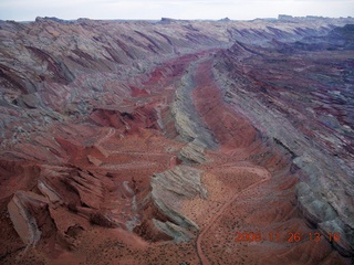 505 6ps. flying with LaVar - aerial - Utah backcountryside - San Rafael Reef