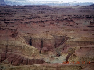 524 6ps. flying with LaVar - aerial - Utah backcountryside - Hidden Splendor area