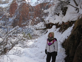 53 6qh. beth's Sunday zion-trip pictures - Zion National Park - Emerald Ponds hike - Debbie
