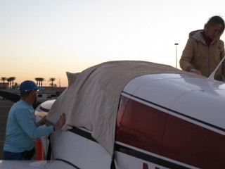 133 6qh. beth's Sunday zion-trip pictures - Adam and Debbie covering N4372J