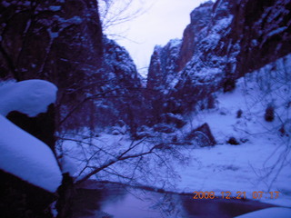 9 6qm. Zion National Park- pre-dawn