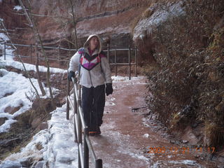 154 6qm. Zion National Park - Emerald Pools hike - Beth