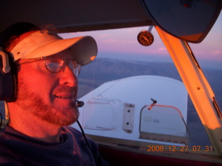 Nancy and Adam flying in N4372J