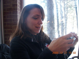 Zion National Park - Angels Landing hike - Beth taking a picture