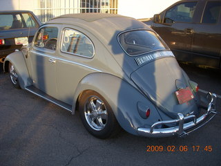 yellow VW superbeetle flowerpot