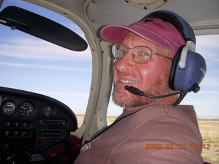 Matt and Nancy and Adam flying in N4372J