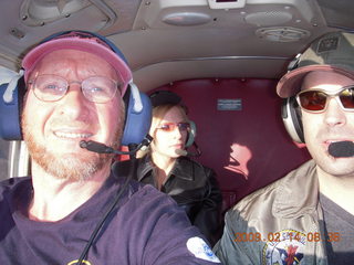 beth's Sunday zion-trip pictures - Adam flying N4372J