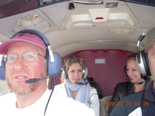 Coolidge trip with Sean and Kristina - Adam in right seat flying in N8483R