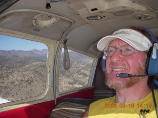 Adam and Kristina flying in N8483R