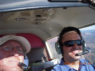 Amanda, Kristina, and Adam flying in N8483R