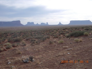 62 6tm. Monument Valley (UT25) run