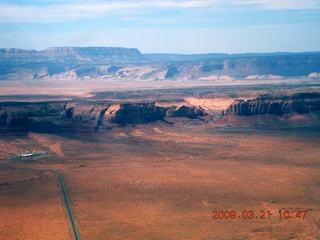 122 6tm. aerial - Monument Valley