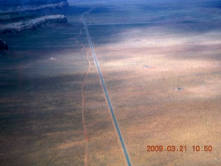 134 6tm. aerial - Monument Valley run