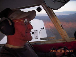Adam with Sean flying N4372J with new engine