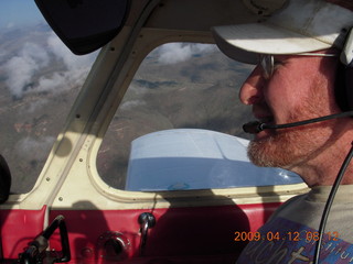 Adam with Sean flying N4372J with new engine