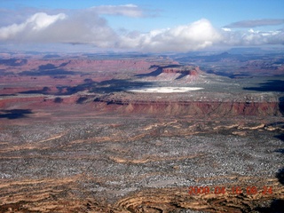81 6ug. aerial - north of Monument Valley