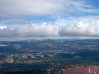 83 6ug. aerial - north of Monument Valley