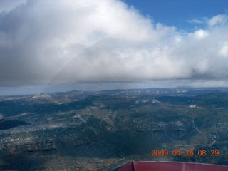 86 6ug. aerial - north of Monument Valley