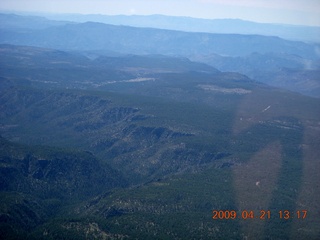 165 6um. aerial - Mogollon Rim area
