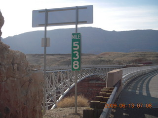 aerial - Canyonlands (CNY) area - Colorado River bridge in Moab