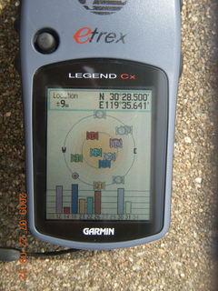 87 6xn. China eclipse - Anji eclipse site - GPS with lat-long