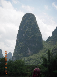 336 6xq. China eclipse - Li River  boat tour