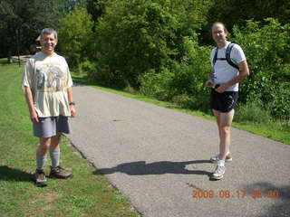 Kevin and Steve - Burnsville, Minnesota, trail run