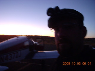 2 703. pre-dawn Neil and N4372J preparing for trip
