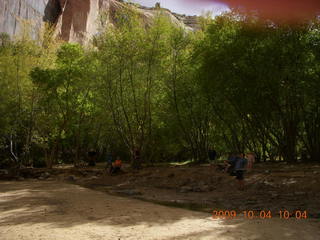 122 704. Escalante - Calf Creek trail - waterfall area