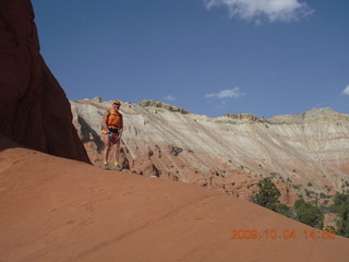 255 704. Escalante to Kodachrome - Panorama trail - Adam