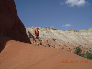 257 704. Escalante to Kodachrome - Panorama trail - Adam