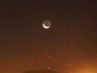 nearly-new moon