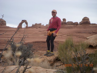 74 71c. Arches National Park - Delicate Arch from viewpoint - Adam
