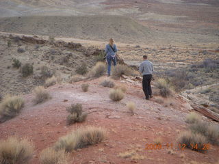 87 71c. Arches National Park - Delicate Arch viewpoint hikers