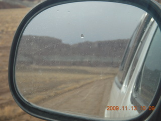 48 71d. road to Little Wild Horse Pass - rear view