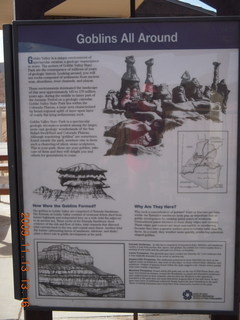 210 71d. Goblin Valley State Park - sign