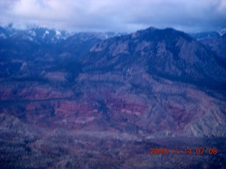 8 71e. aerial - HVE to Hite - mountains