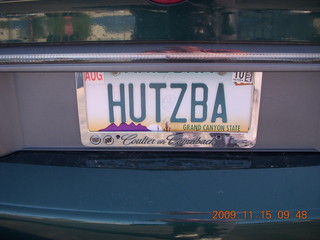 five license plates