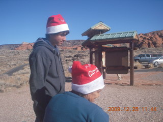 127 72r. Snow Canyon State Park - Christmas tourists