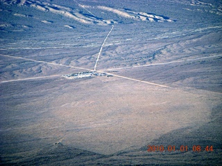 aerial - flying to Bullhead (IFP) - Alamo Lake airstrip