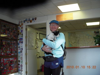 Sonia's pictures - Adam and his cat Maria - (cat)