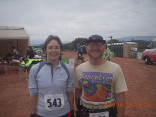 Huntsville Rocket City Marathon - Adam + runner
