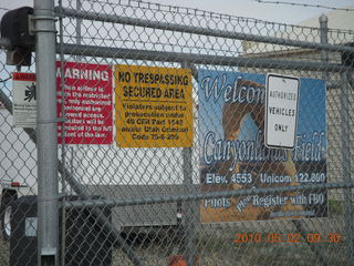 77 772. various warning signs at CNY