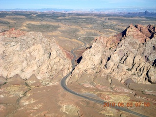 83 773. aerial - Mineral Canyon to Cedar Mountain - San Rafael Reef