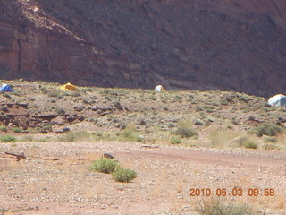 163 773. Hidden Splendor run - camping tents