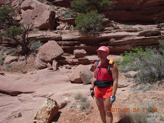 147 774. Canyonlands Lathrop Trail hike - Adam