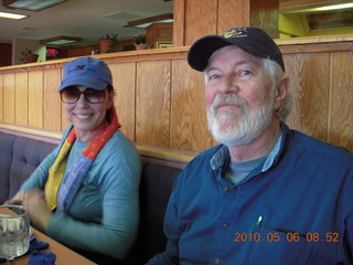 58 776. Mary and Joseph sharing breakfast at Gouldings, Monument Valley (UT25)