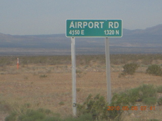 28 778. Safford Airport (SAD) run - Airport Road
