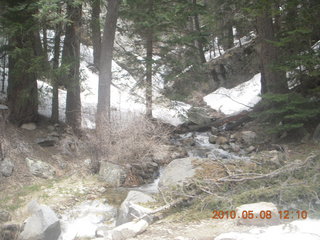 drive up Mt. Graham - waterfall